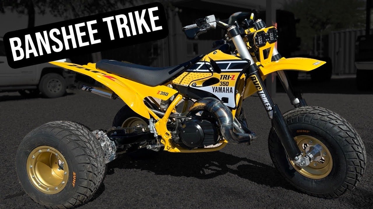 🔥Lets FINISH The BANSHEE TRIKE - TRI-Z 350