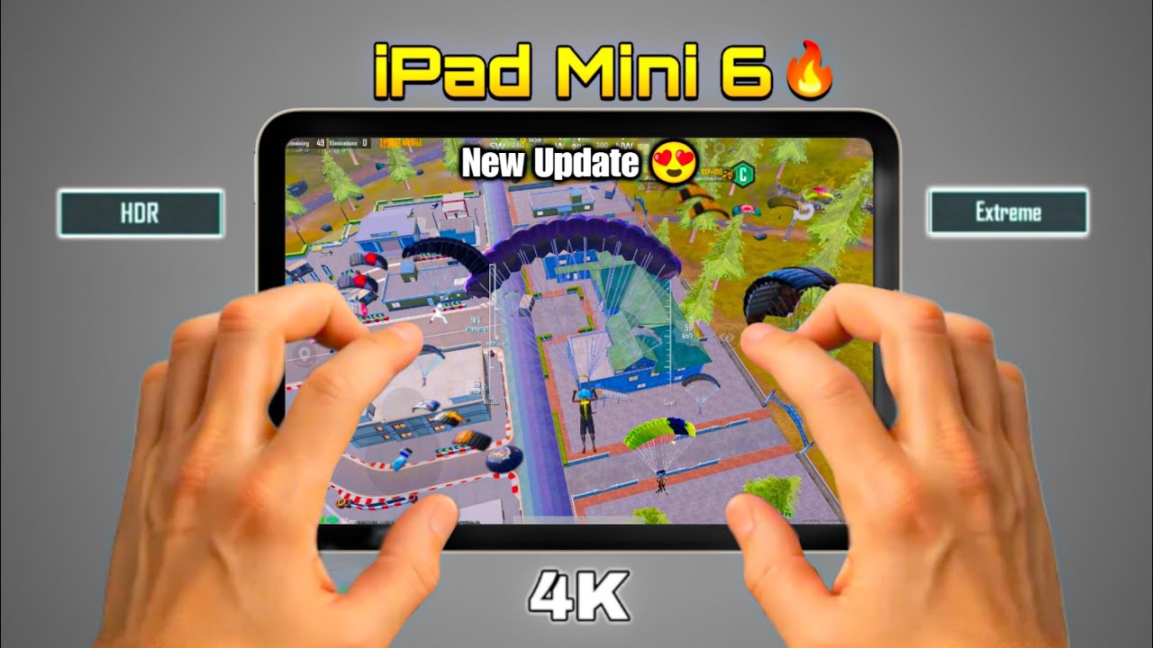 PUBG 4.3 UPDATE 😈 iPAD MINI 6 LAG TEST IN HD+Extreme GRAPHICS | Smooth Or Not? PUBG|BGMI Test!!