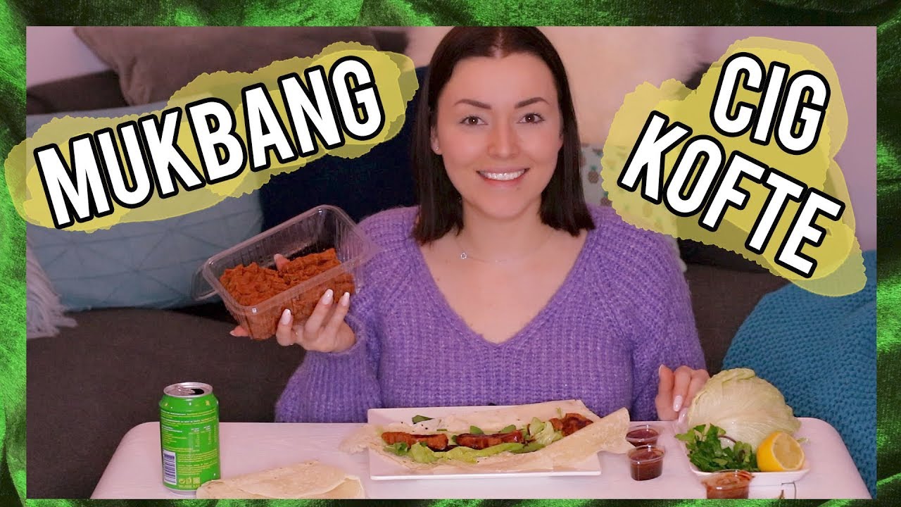 MUKBANG ❤ Turkse Cig Kofte eten | Beautygloss