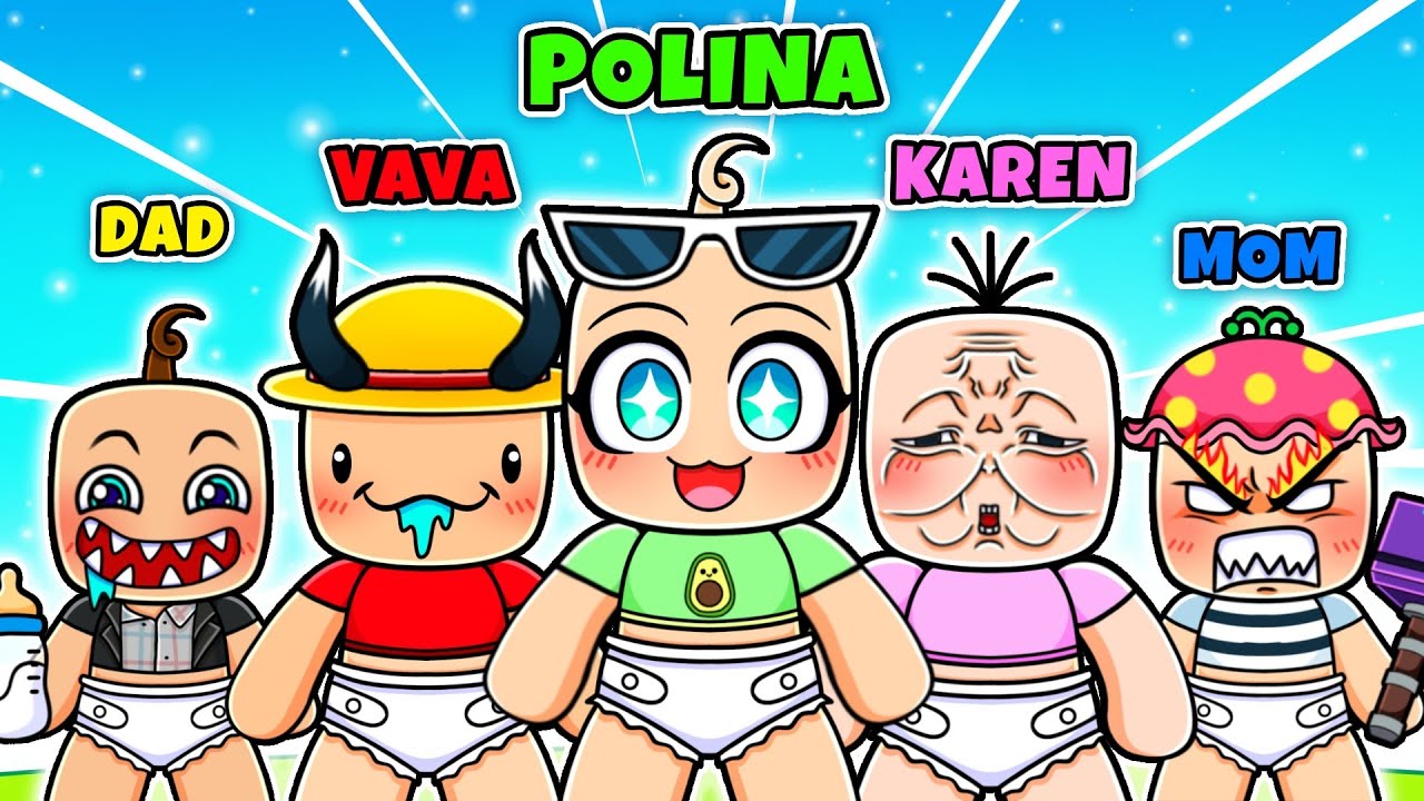 When WHOLE FAMILY becomes BABIES...😂😍| Avocado Playz Compilation (Roblox)