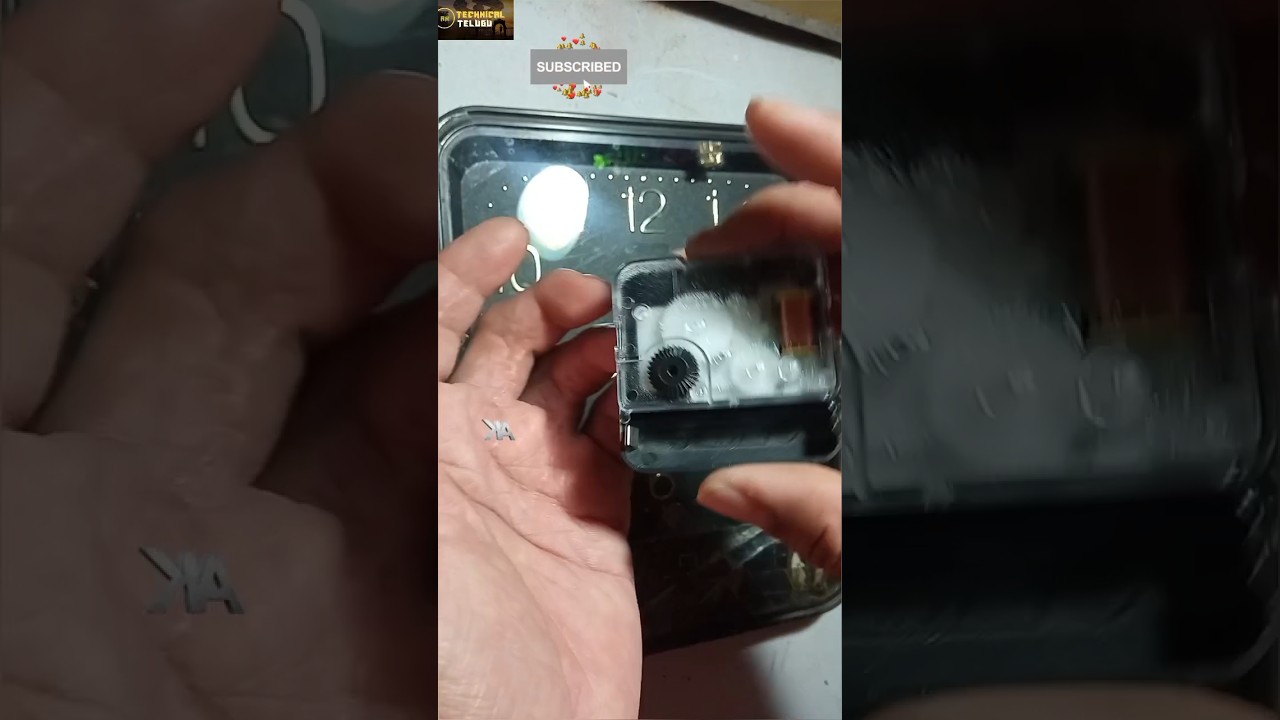 How To Change wall clock mechanism #wallclock  #clock  #repair #shortvideo #shorts