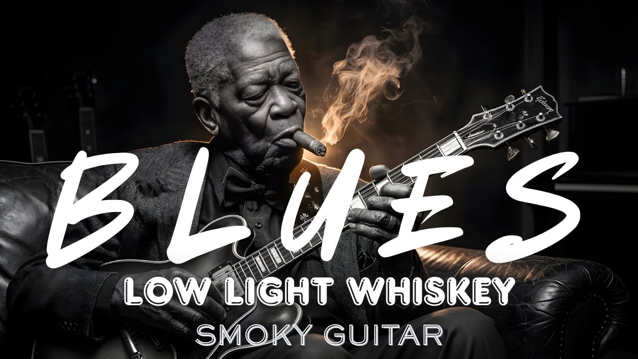 Midnight Blues Bar – Slow Chicago Guitar Blues for Whiskey Nights | Vintage Blues #whiskeyblues