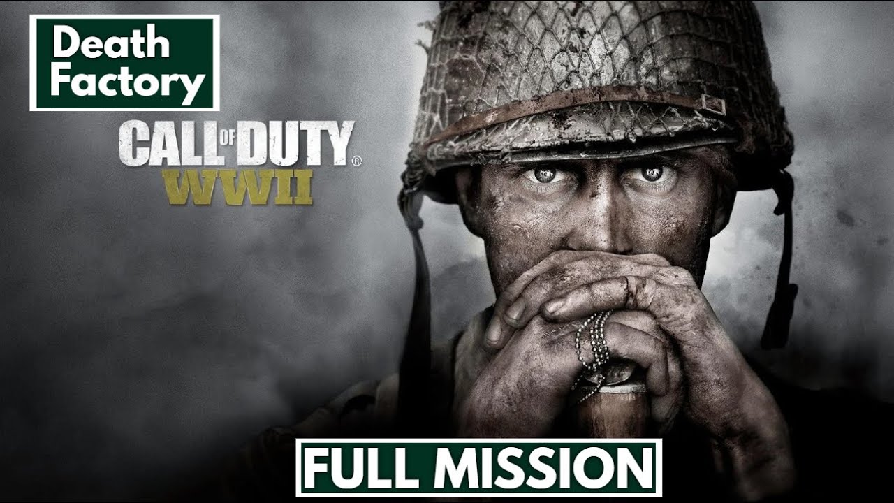 Call of Duty WWII - Death Factory Mission Walkthrough (No Commentary, 4K 60FPS)