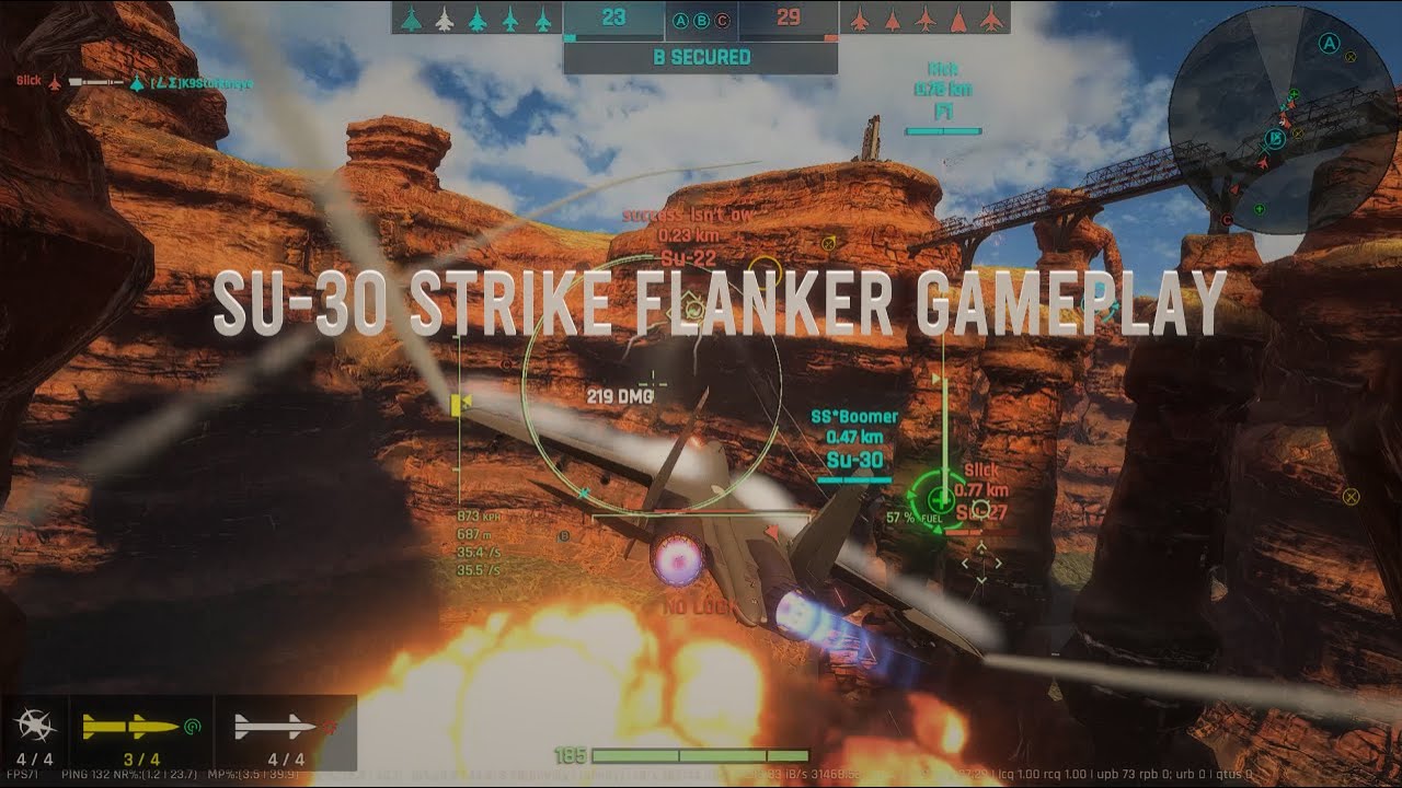 Metalstorm - SU 30 Strike Flanker Gameplay | Two Air Superiority rounds