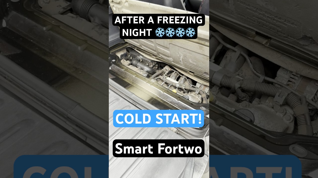 Smart Fortwo Cold Start #shorts #smart #fortwo #car #coldstart #automobile #engine #mechanic #tech