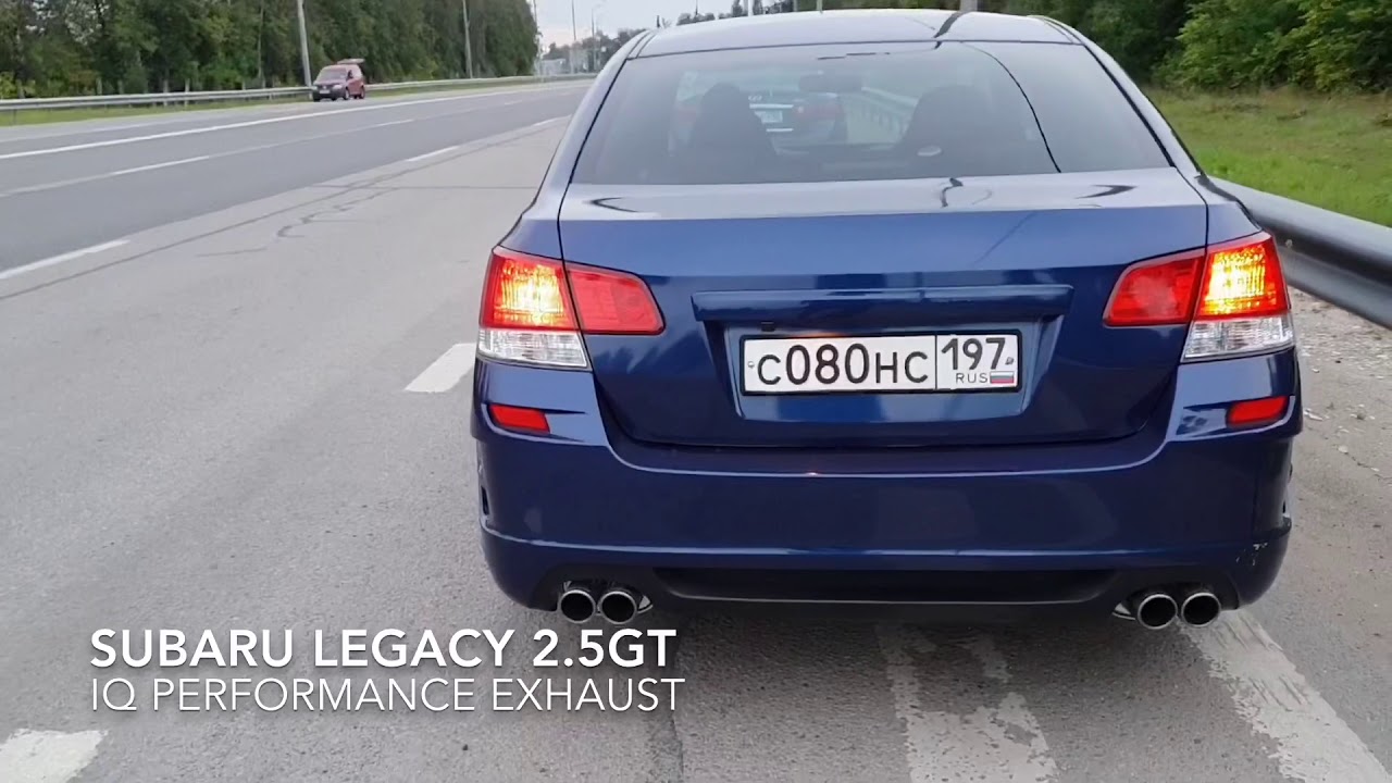 Subaru Legacy 2.5GT IQ Performance exhaust sound