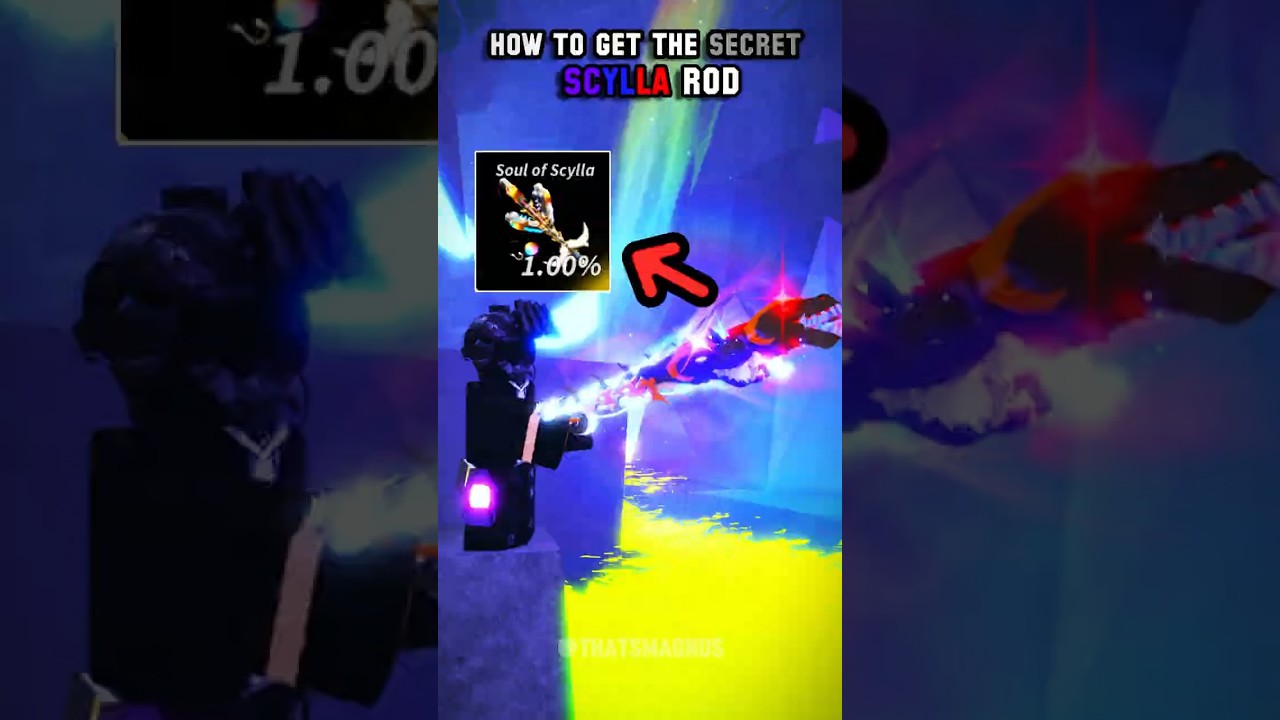 This is How to get The new secret scylla rod | #fisch #roblox #fishing #bloxfruits #angler