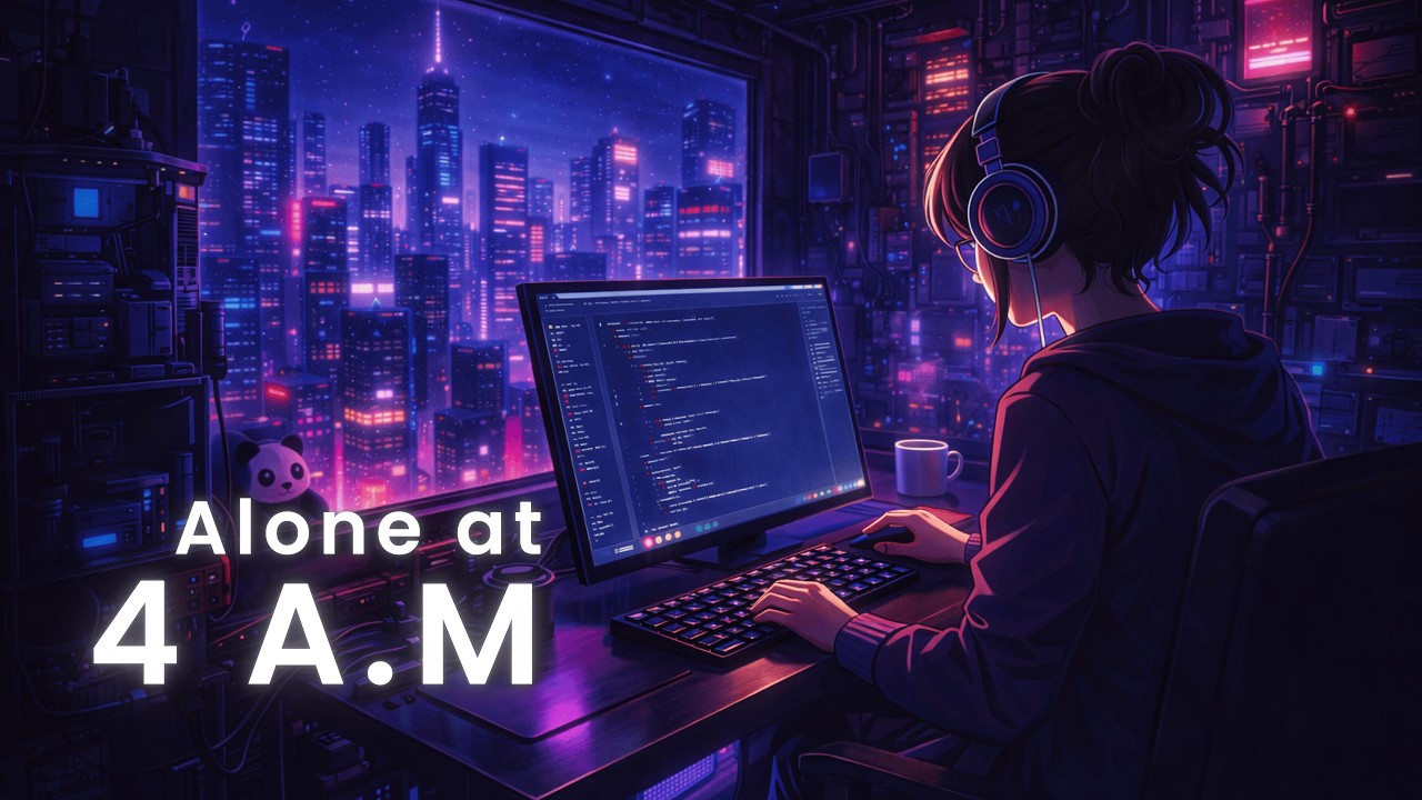 Alone at 4 A.M  – Chillstep Mix for Deep Focus Coding