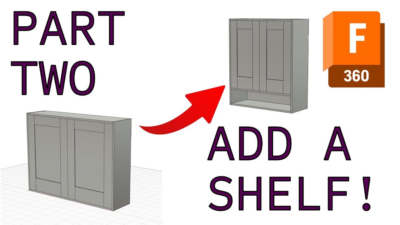 Ep 3 - A Simple Cabinet - Part 2 - Fusion 360 for Woodworkers