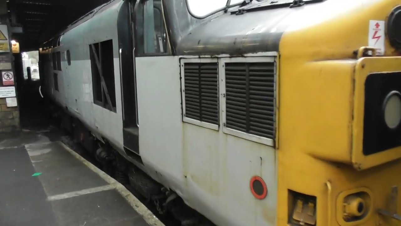 37075 and 44932 at Keighley with Elf Explorer at 3:14pm Sunday  24th November 2024.