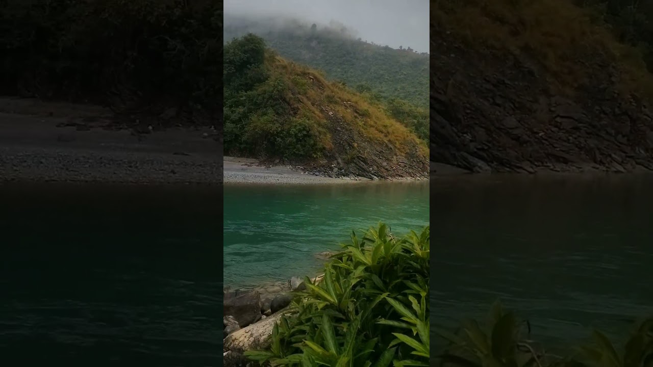 River camping 🏕️            #ytshorts #riverside #rivercamping #reel