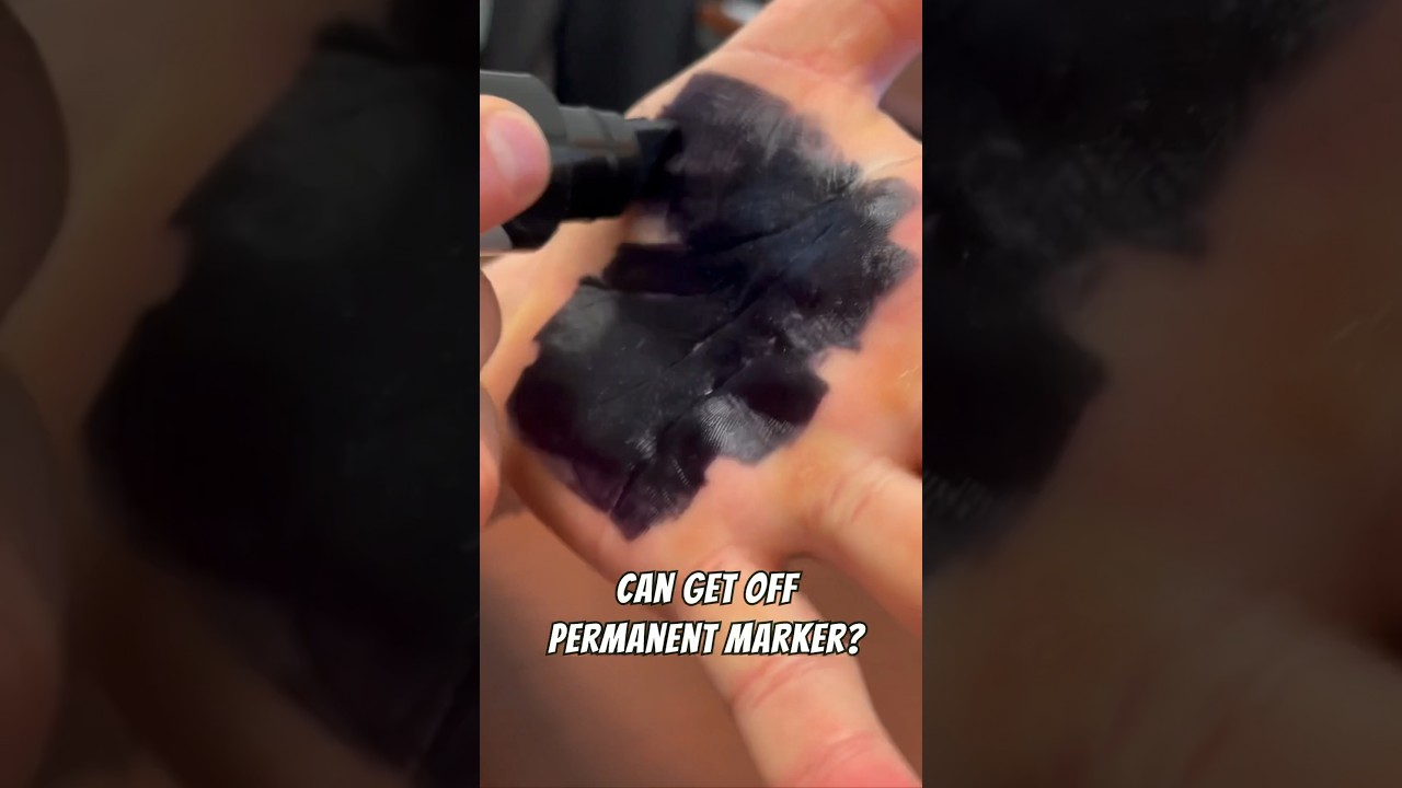 Permanent marker not so permanent? Check this out! 🤷🏼&zwj;♂️✅
