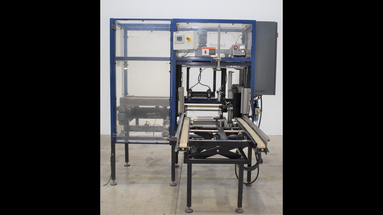 Lantech C-1000 Automatic Case Erector and Bottom Tape Sealer - Stock# 72418003
