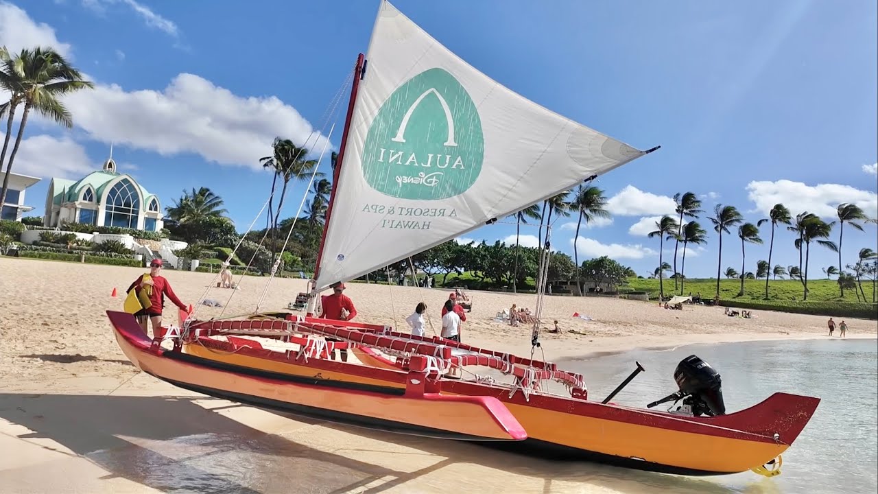 Путешествие на каноэ по Гавайям и Тихому океану — курорт Disney Aulani Resort и ресторан Monkey Pod