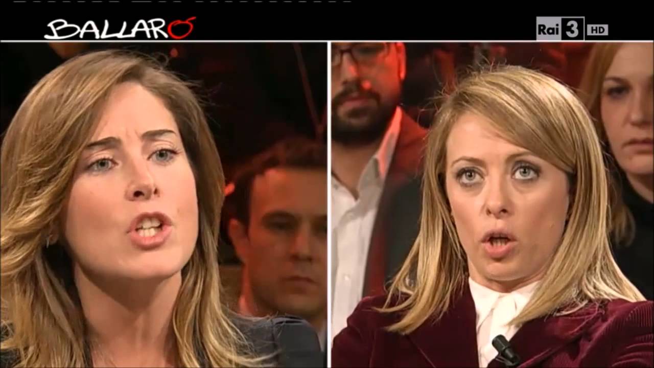 Intervento di Giorgia Meloni a Ballarò sulle preferenze
