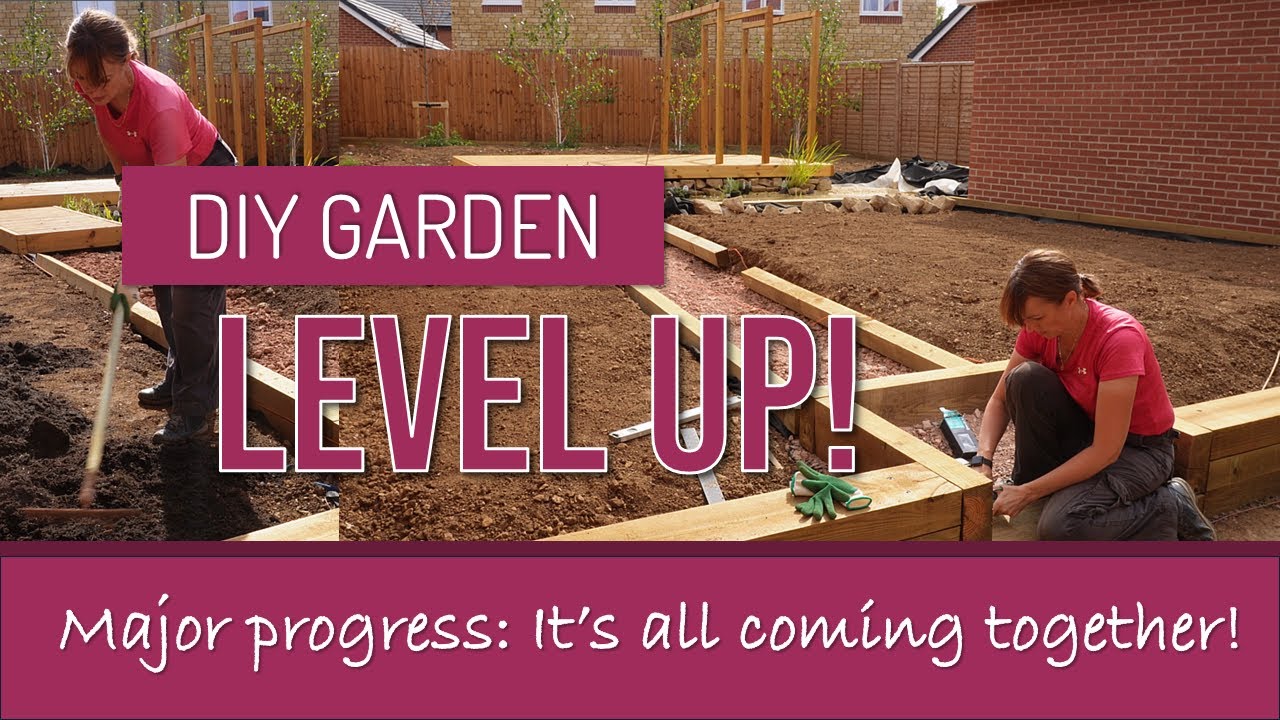 Our dream garden build is almost complete. Time to construct the borders & path