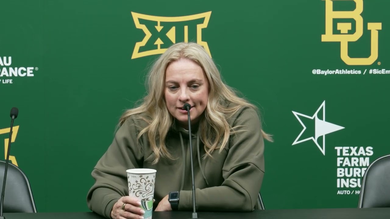 Presser: Nicki Collen & Players Preview Home Matchup with UCF | Baylor Women's Basketball