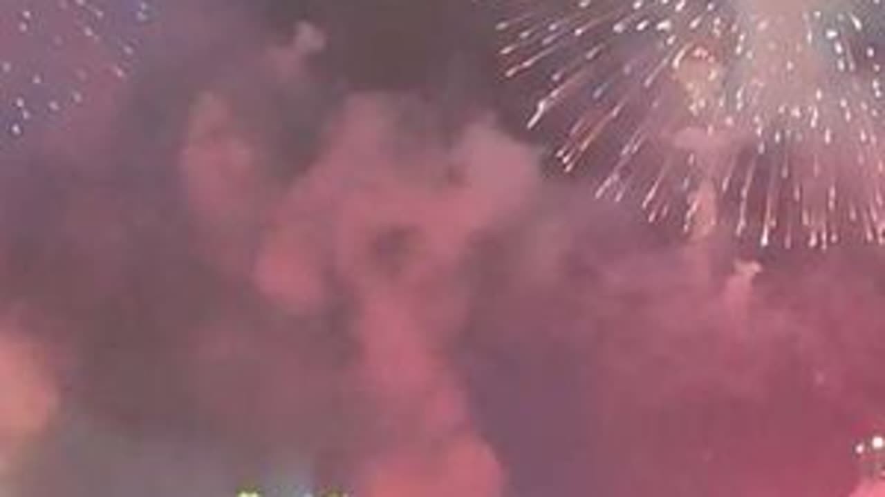 南昌春节烟花秀第一轮完整版 ②#南昌 #烟花 #2026年南昌迎春烟花晚会