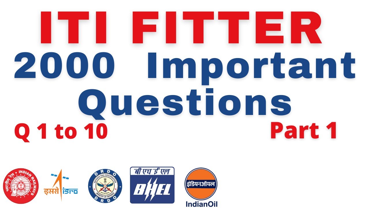 fitter trade|fitter important question|itifitter|ncvt|part 1