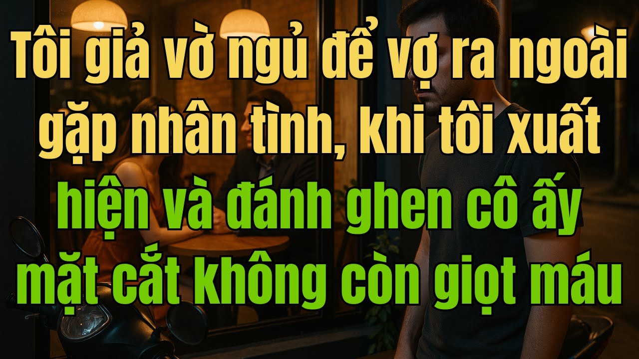 Giả vờ ngủ để bắt quả tang vợ ngoại tình, màn đánh ghen khiến cô ấy sợ tái mặt