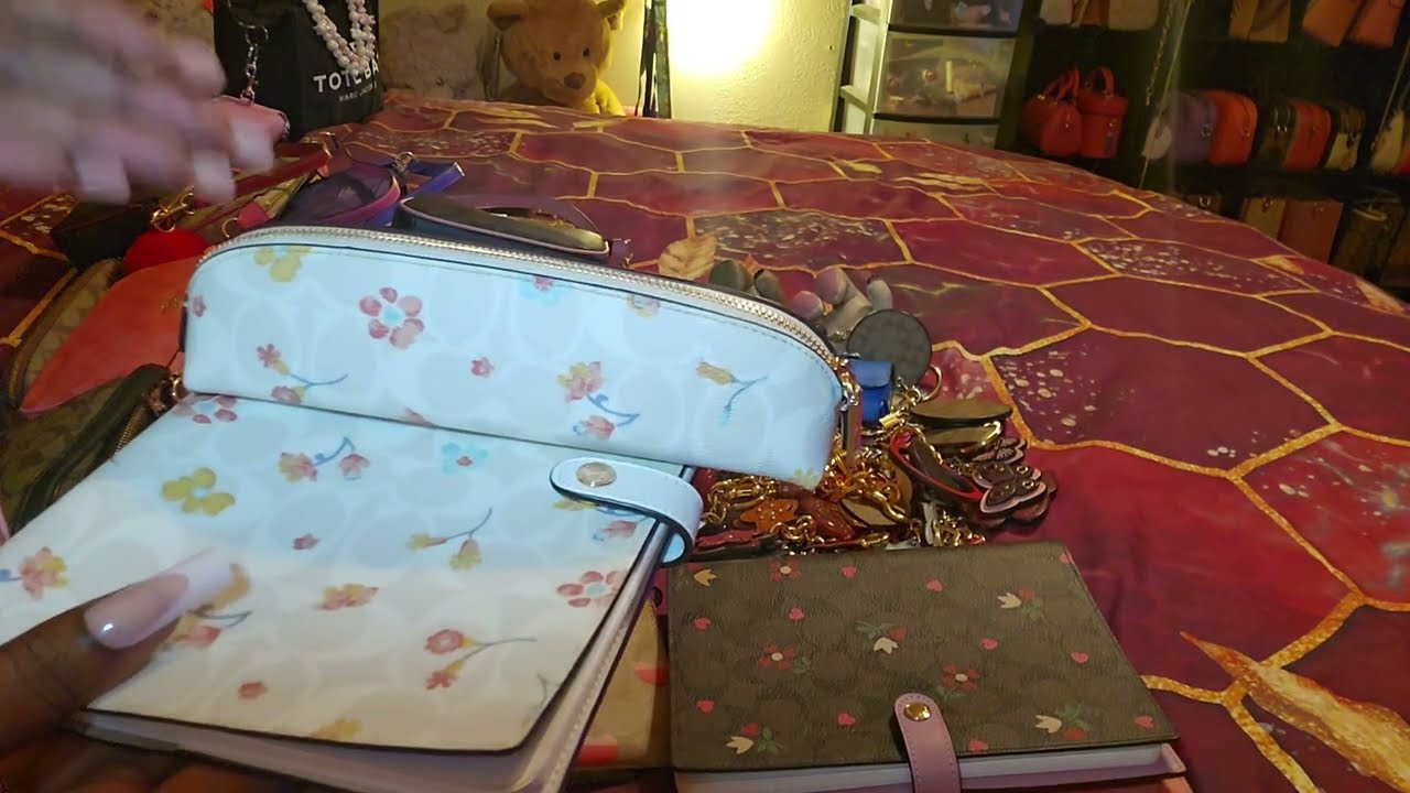 my entire coach slg and charm collection #coach #collection #slgs