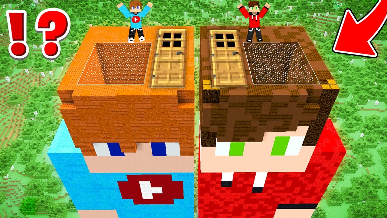 ZNALEŹLIŚMY SUPER DŁUGI DOM Alka i Sebka w Minecraft!