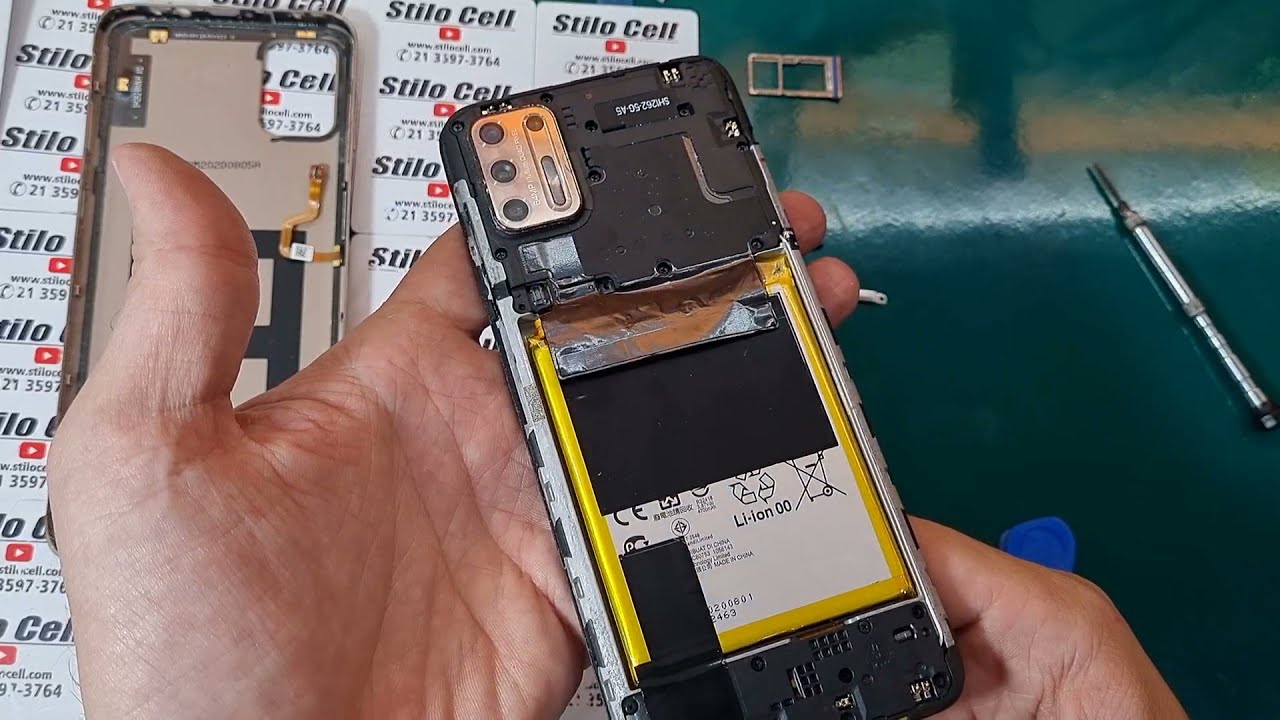 Moto G9 Plus Como abrir (remoção da tampa traseira)