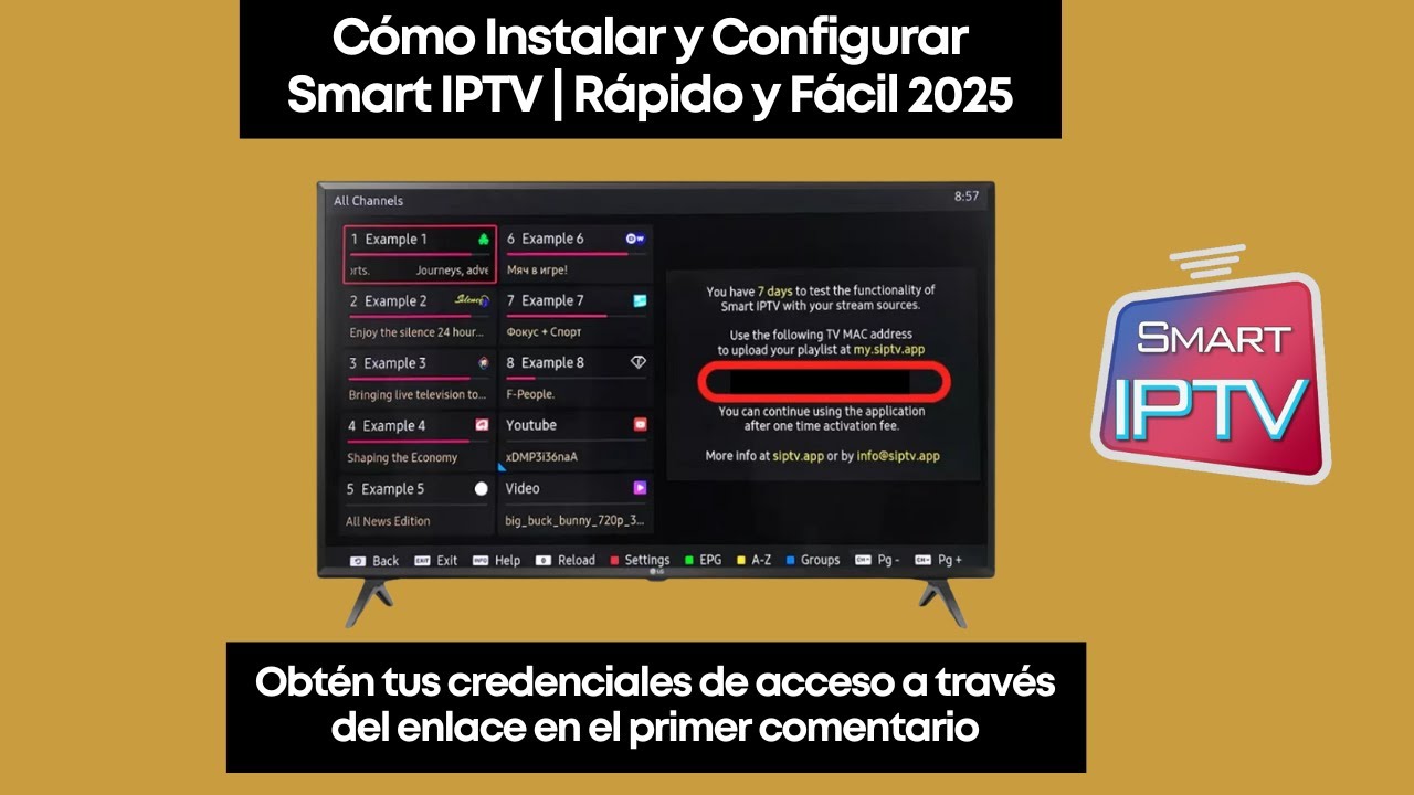 C&oacute;mo instalar y configurar Smart IPTV en tu Smart TV | Gu&iacute;a Simple y Completa (2026)