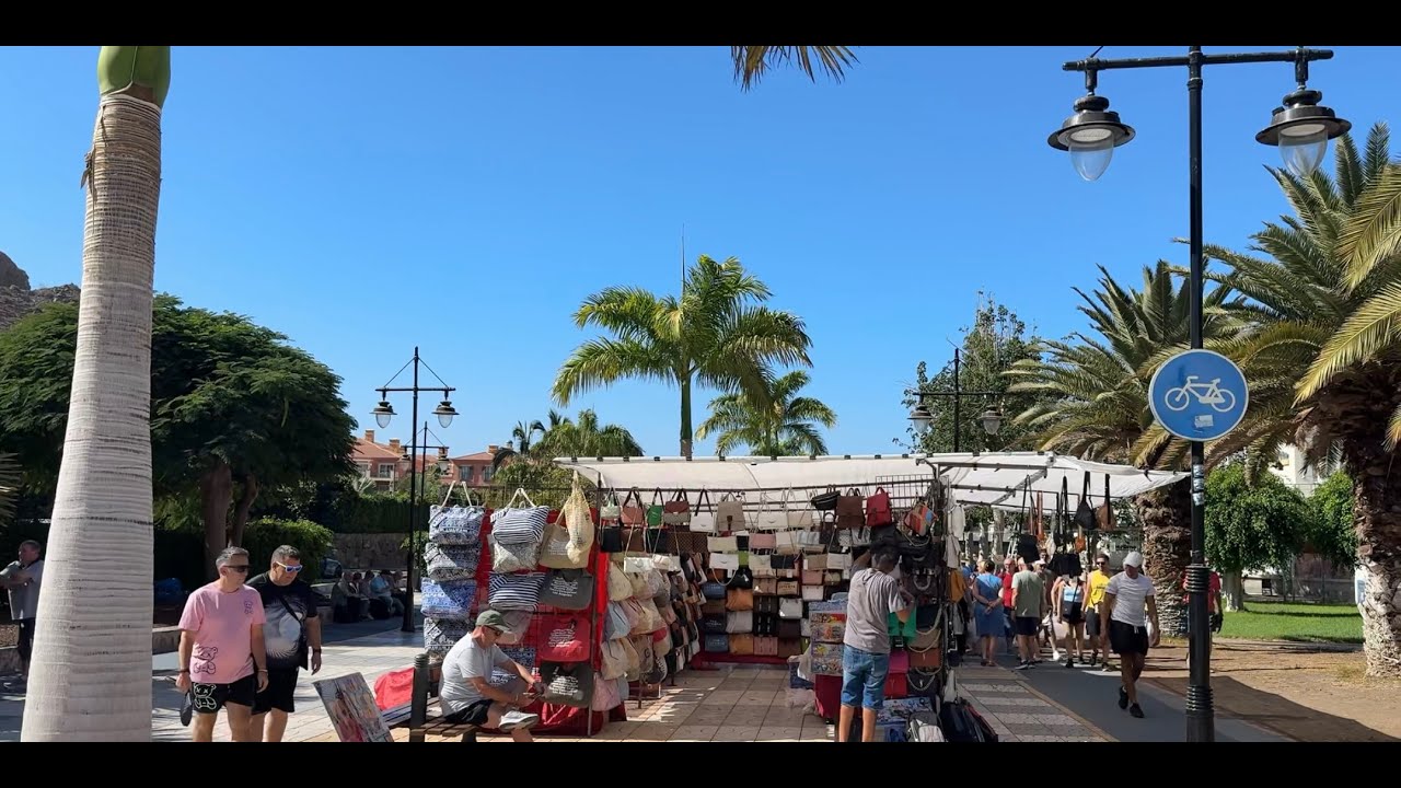 Join us for a wander through Puerto De Mogan market!