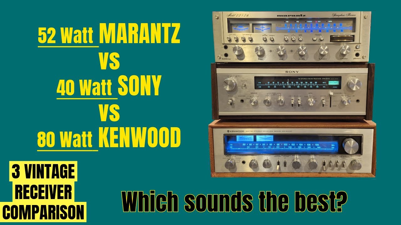 Я сравнил 80-ваттный ресивер Kenwood с более компактными Marantz и Sony. Кто победит?
