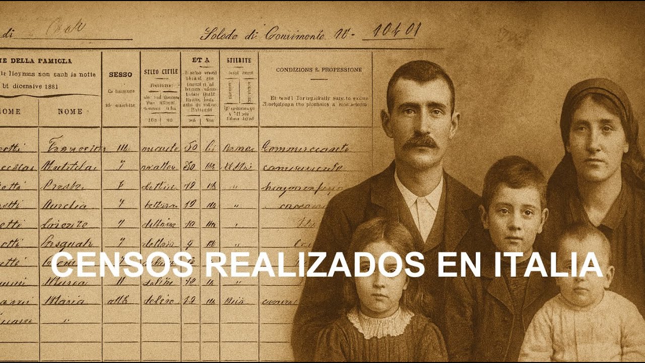 Censos realizados en Italia