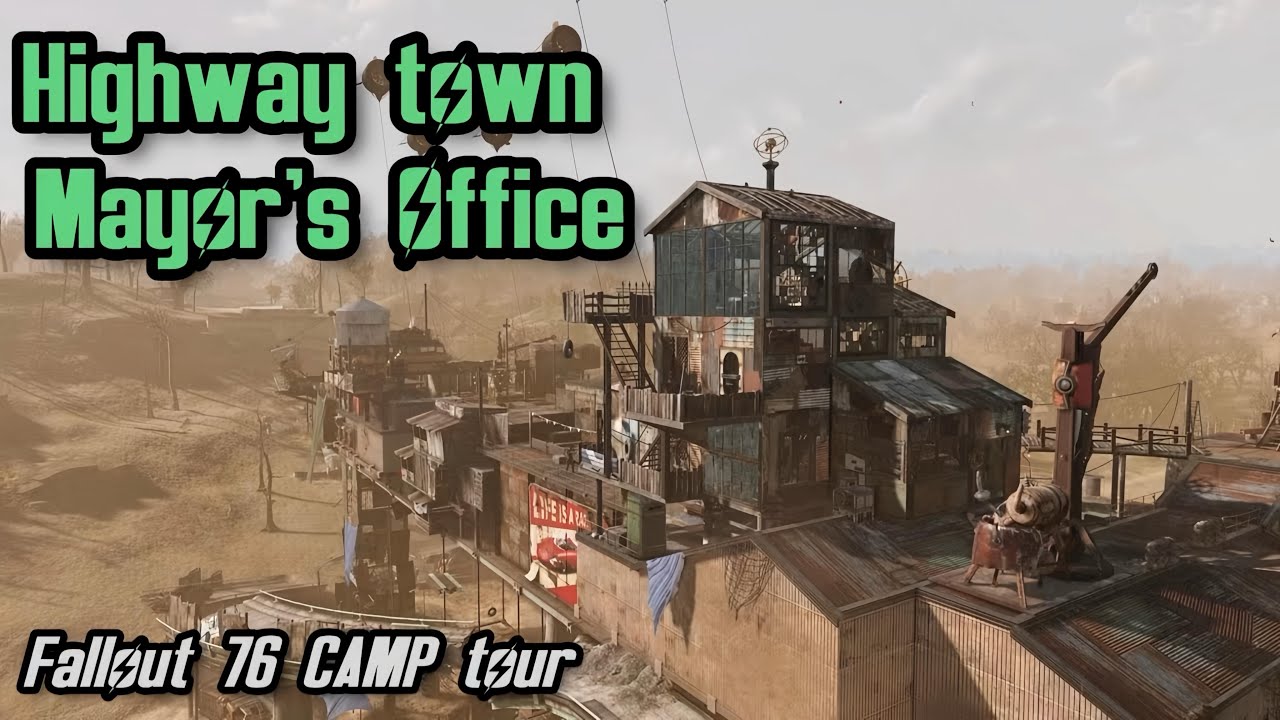 Fallout 76 Highway Town Mayor’s Office CAMP tour