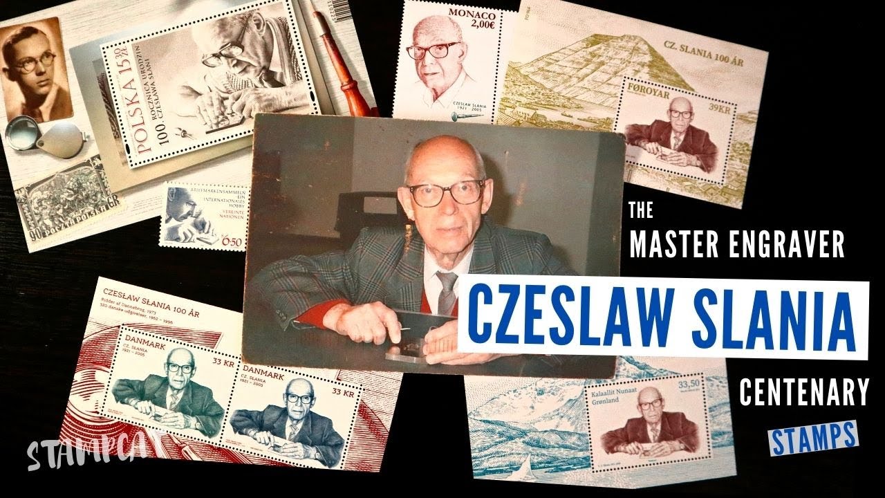Master Engraver Czeslaw Slania - 2021 Centenary Stamps!