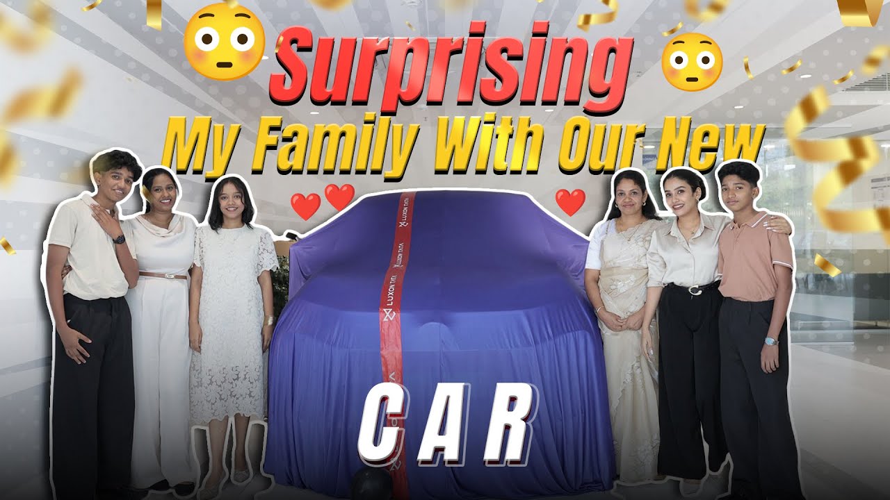 ❤️Finally നമ്മുടെ സ്വന്തം Car 🚗 Surprising my family with a new car ❤️🦋 #glamyganga 