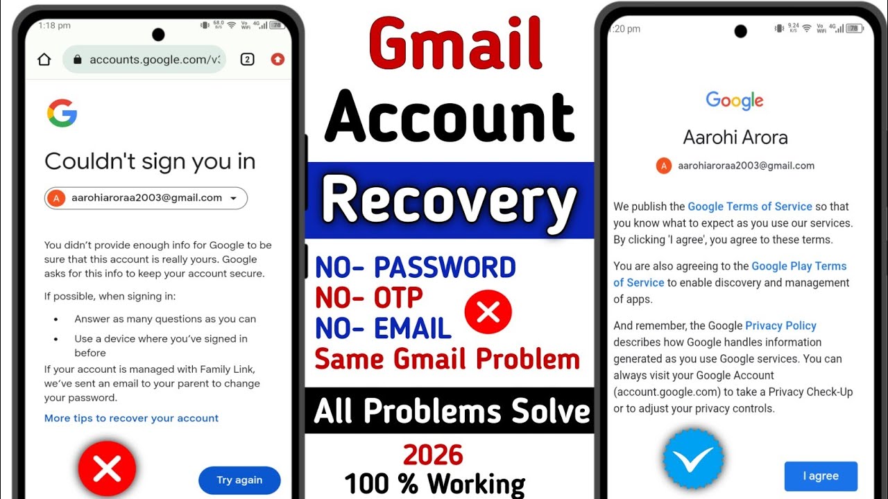 2 step verification gmail forgot password hindi | Gmail recovery without verification code