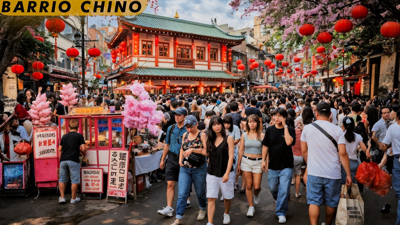 Crowded Valentine’s Walk Barrio Chino Buenos Aires ✨ Caminata San Valentín Barrio Chino Buenos Aires