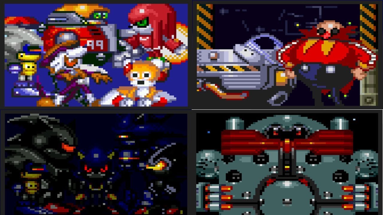 Sonic 3D in 2D (Extra): All Bosses