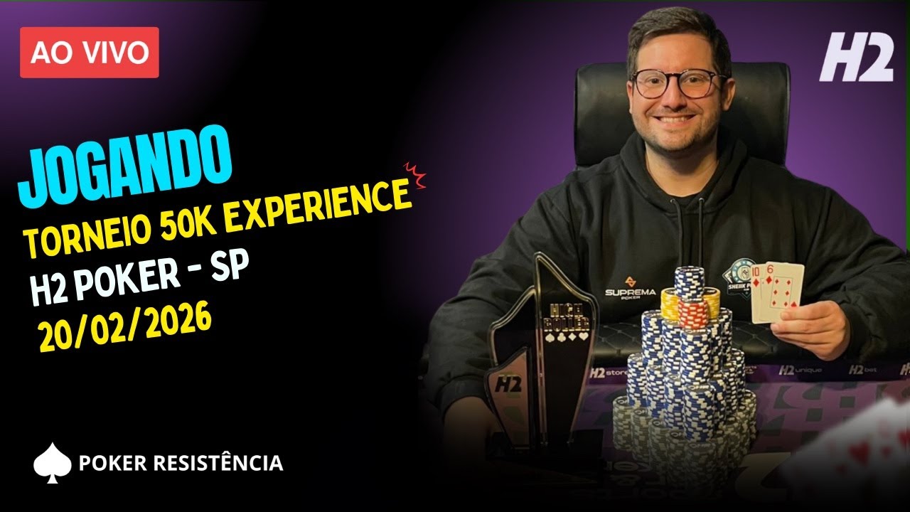 JOGANDO POKER LIVE - TORNEIO 50K EXPERIENCE - EM SÃO PAULO
