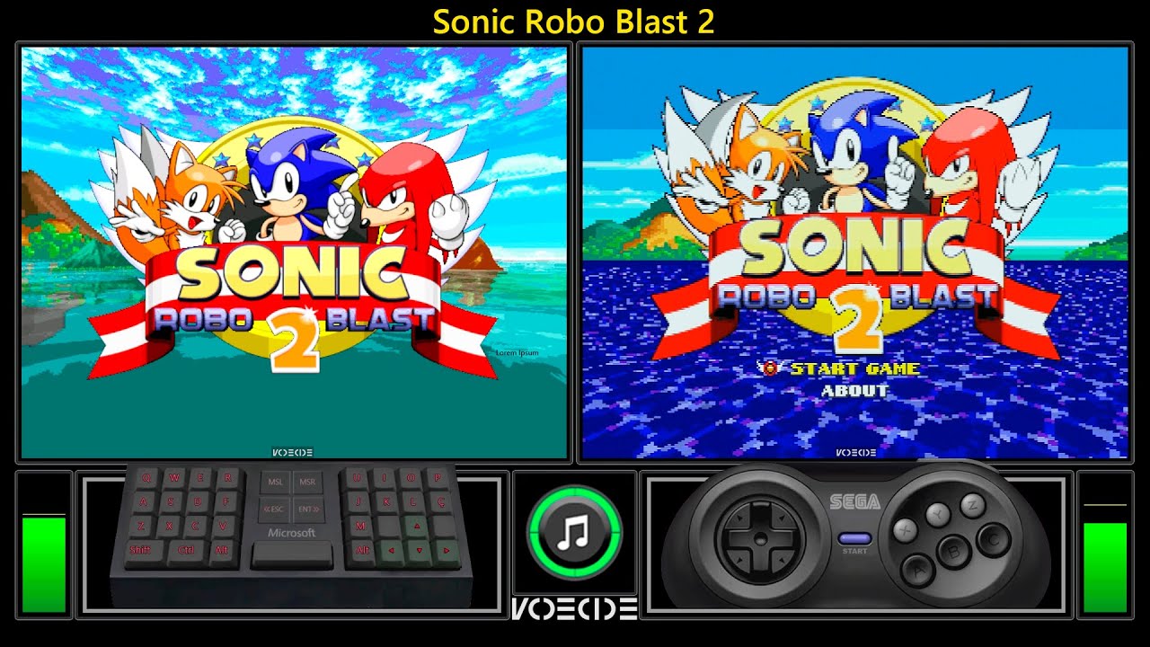 Sonic Robo Blast 2 (PC vs Sega 32X) Real Hardware Comparison