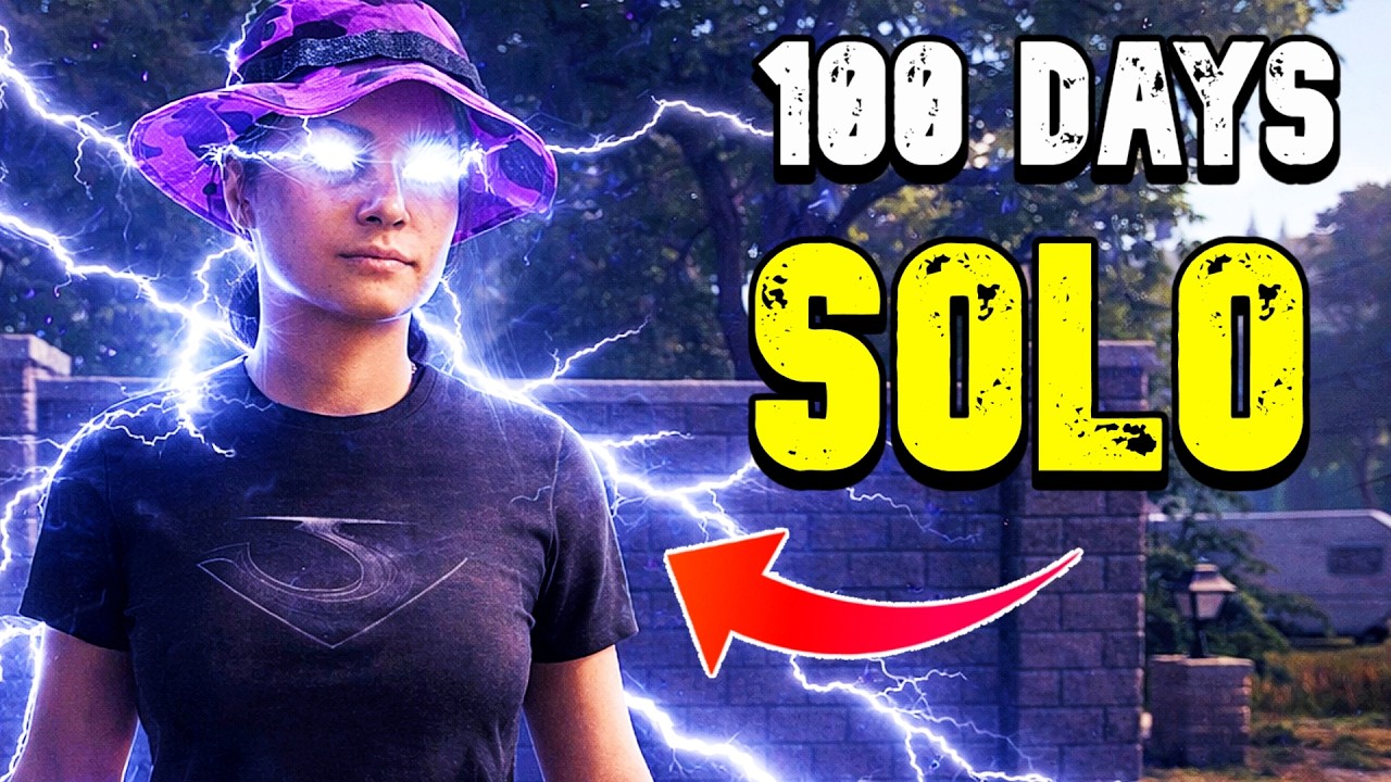 Can I SURVIVE 100 Days SOLO?