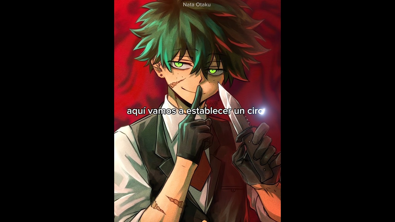 Deku villano con su espect&aacute;culo  #dekuvillano #dekuedits #bnha