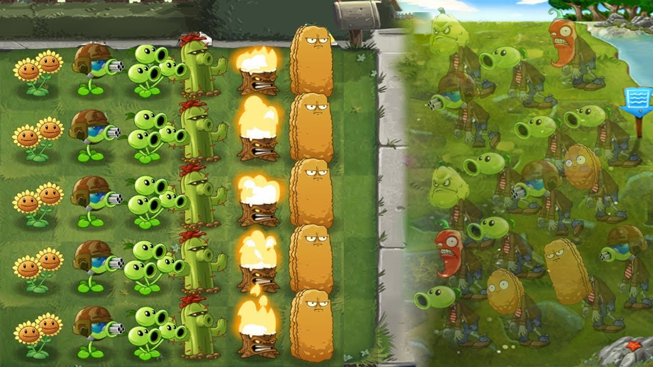 SEEING ZOMBOTANY 2 INVISIBLE PLANTS VS ZOMBIES 2 PAK GAMEPLAY ZOMBOTANY 2 MOD
