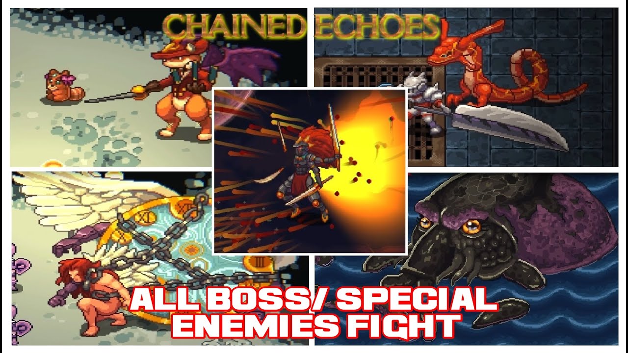 CHAINED ECHOES ALL BOSS / SPECIAL ENEMIES FIGHTS + ENDING  [NO COMMENTARY] [PC]