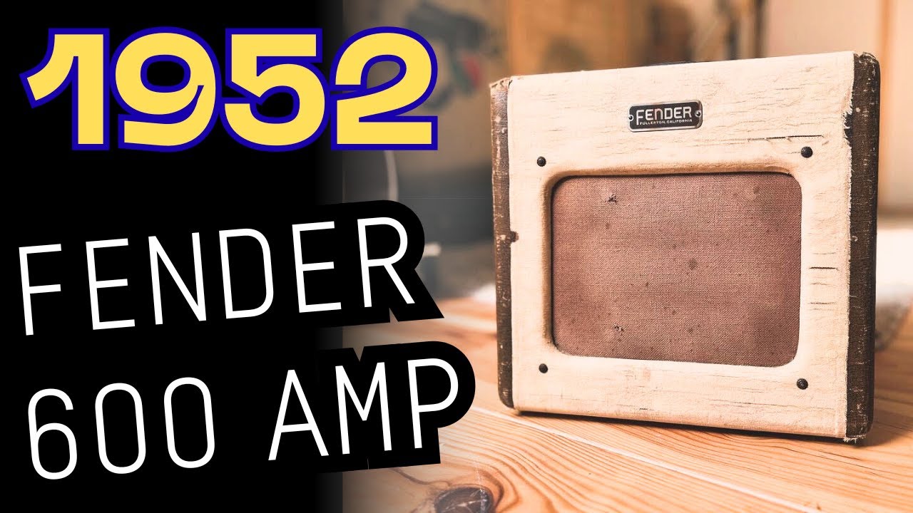 ВИНТАЖНЫЙ усилитель Fender 600 1952 года! Фильтрующие конденсаторы старше 70 лет ещё работают?