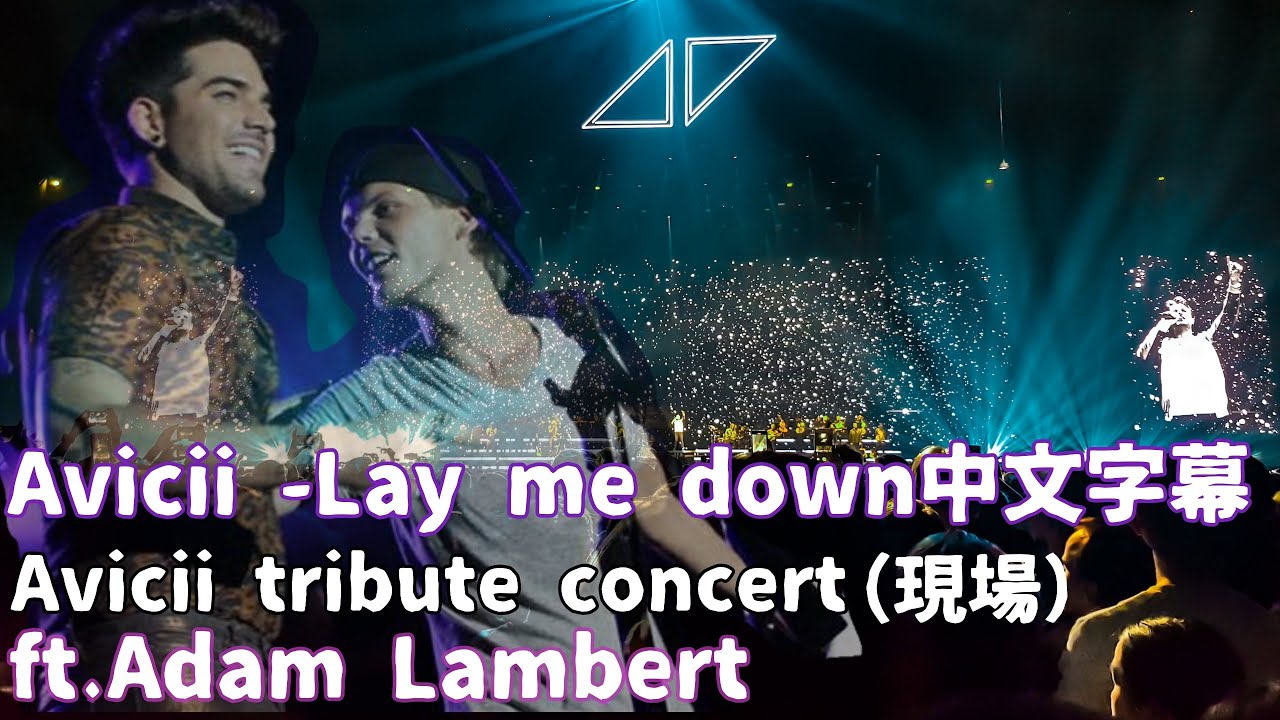 【Avicii】Lay me down現場版(中文字幕\翻譯)ft.Adam Lambert
