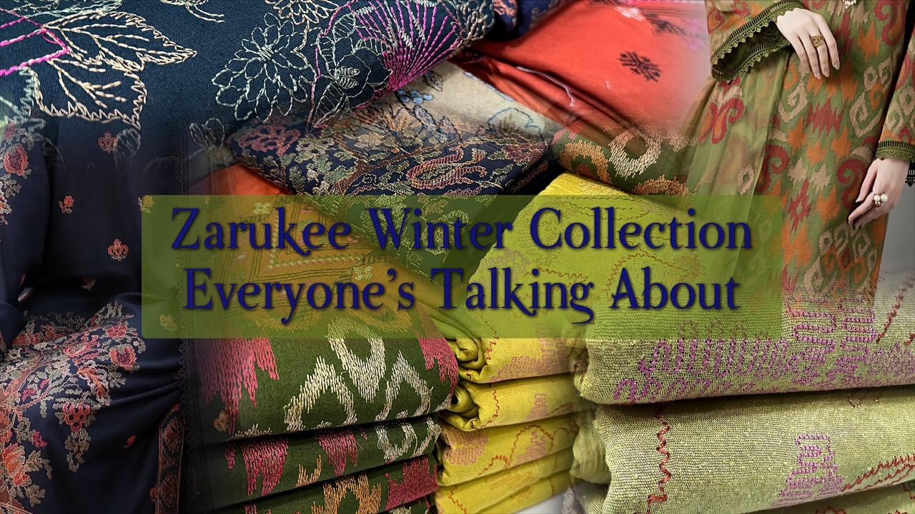 Zarukee bareeze winter collection everyone is talking about | embroidered pakistani dresses 2025
