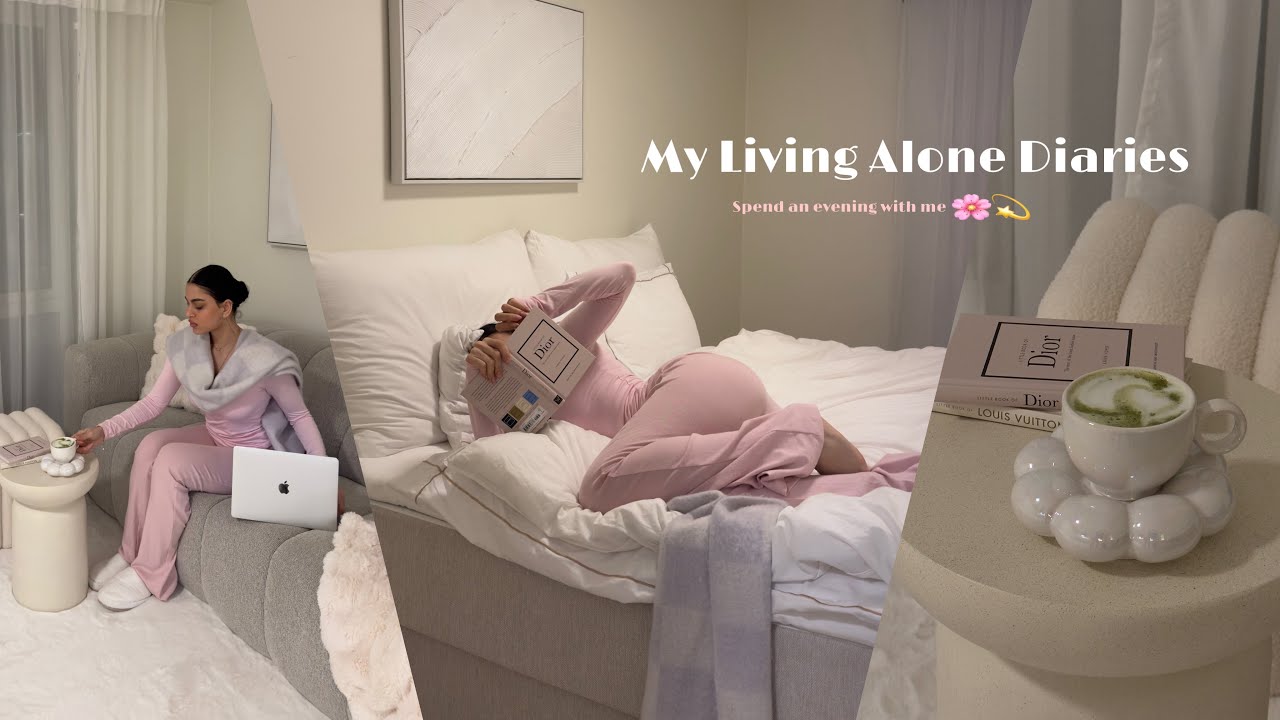 My Living Alone Diaries | Spend an evening with me 🌸🤍✨