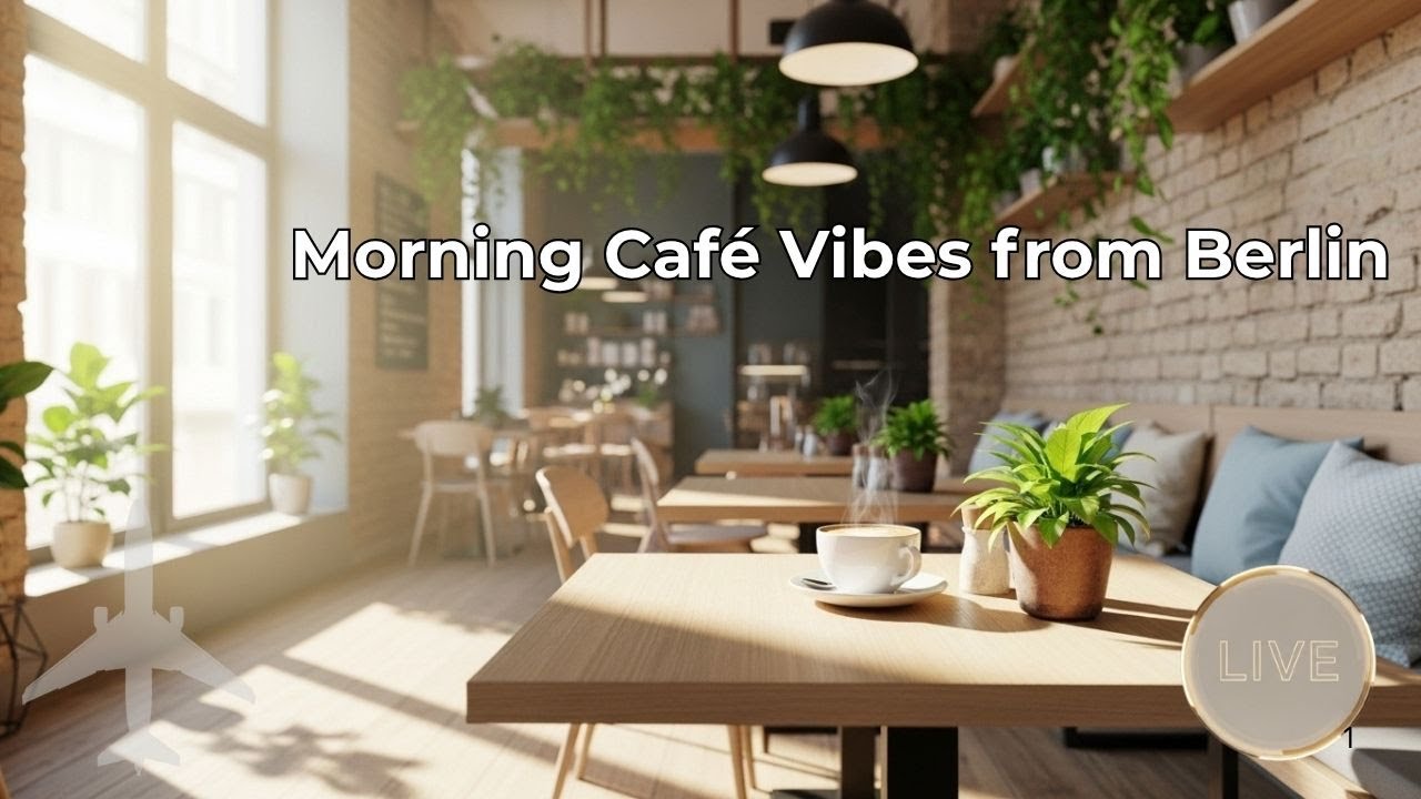 ☕ Live &ndash; Morning Caf&eacute; in Berlin ☀️ Lo-fi Bossa Nova Jazz for Focus & Positive Energy