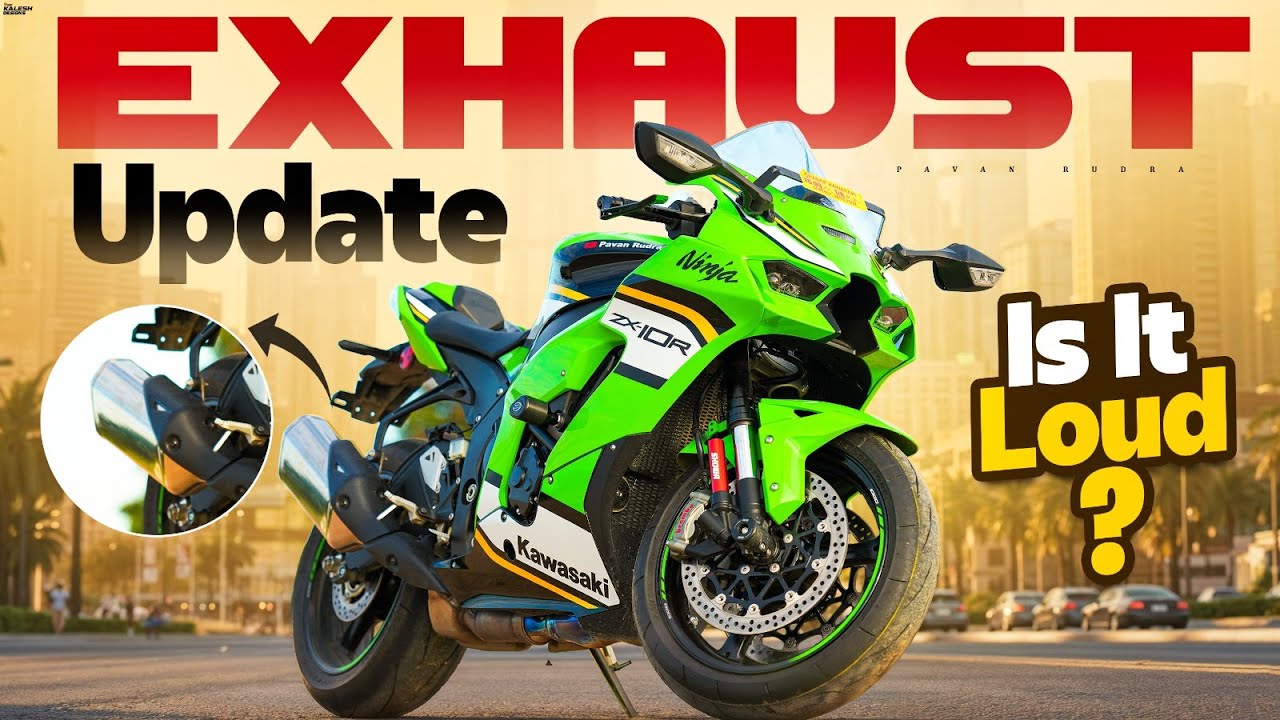 2025 ZX10R Exhaust Upgrade - Not too loud, just enough | 6T4 Customs | Pavan Rudra