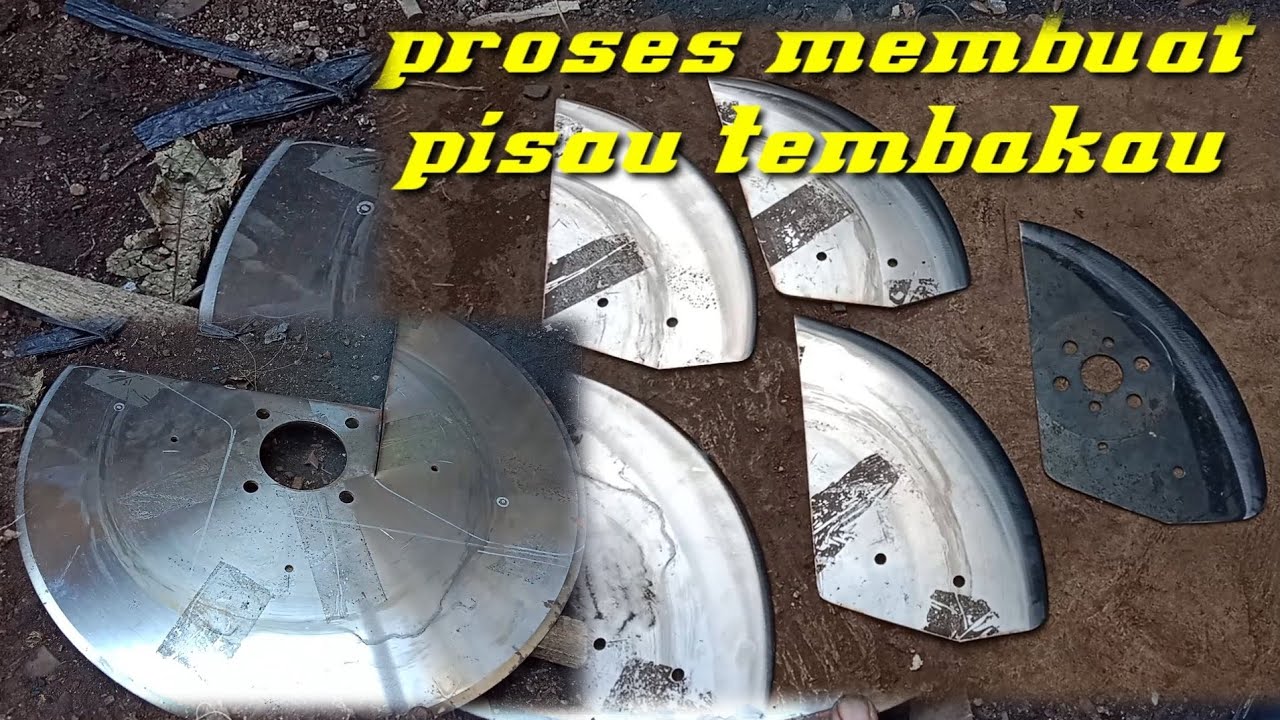 Membuat pisau tembakau dari bahan D2 germany/UNIVERSAL 